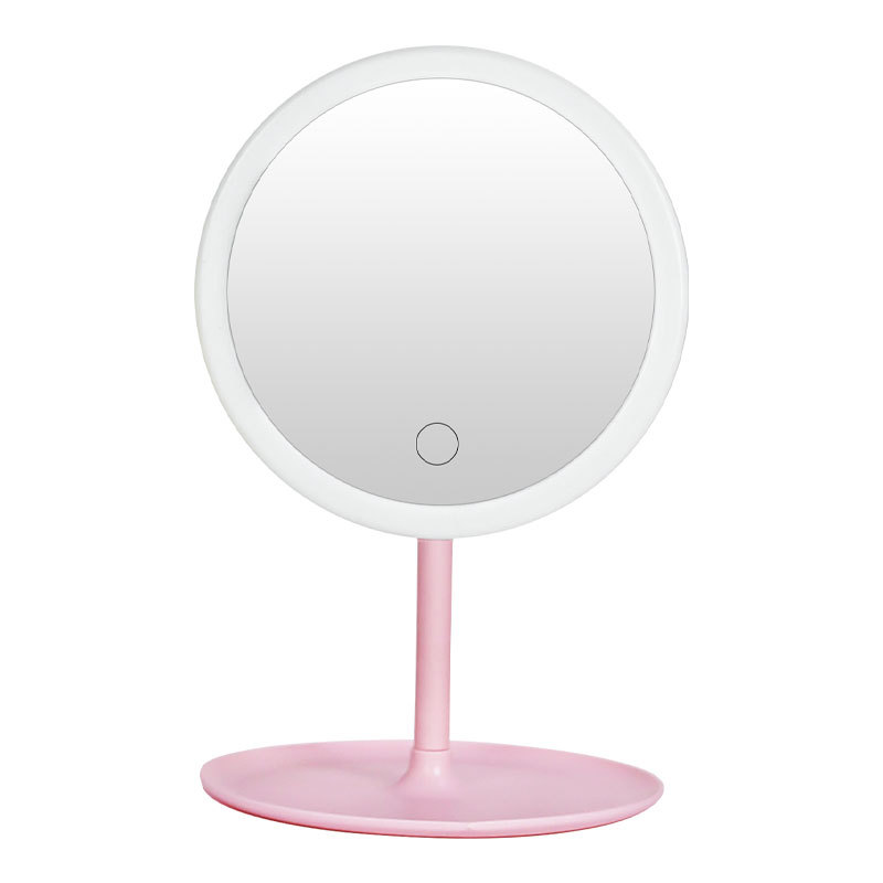 Makeup Mirror Led Light Fill Light Dormitory Desktop Dressing Mirror Trending on Tiktok Girls Foldable and Portable Mirror