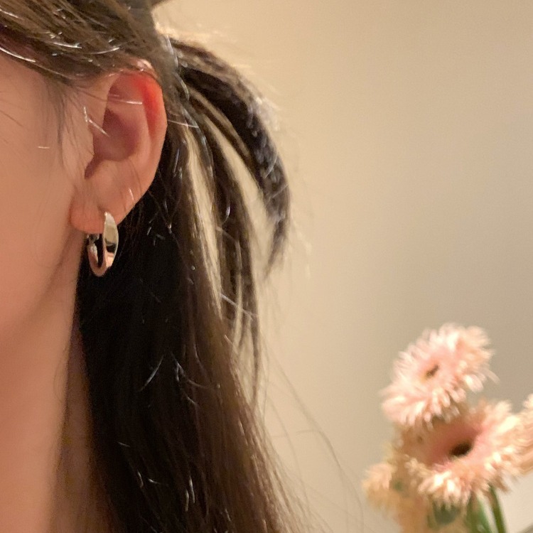 INS Cold Style Ear Loop Earrings 2023 New Hot-Sale Earrings Niche Design Senior Ear Clips Earrings Women