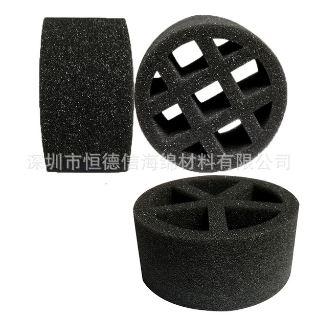 定制管道pvc管软管用通风器降噪消音棉 空调风管防尘滤尘过滤海绵