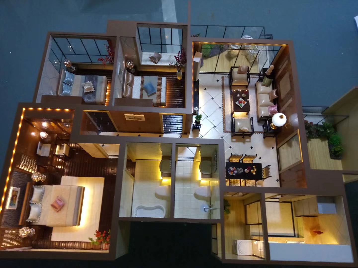 户型模型售楼部户型沙盘毕业设计户型户型模型仿真户型1:20