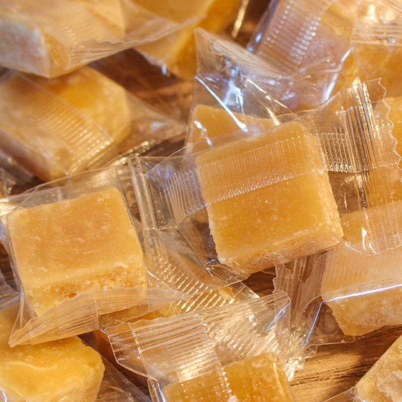 加工定制透明包装梨膏糖清凉薄荷糖果含片地摊散装手工百草梨膏糖