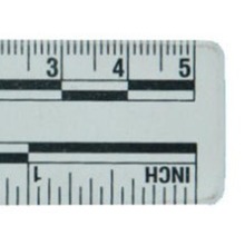 白色磁性PVC比例尺 5厘米白色磁性比例尺