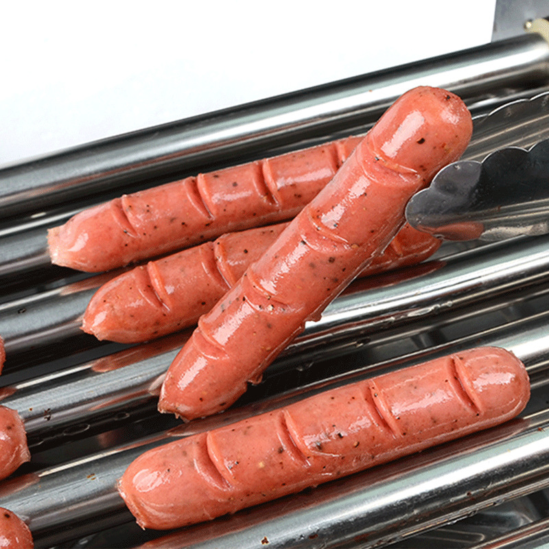 2022新款爽口肠黑椒热狗肠冷冻香肠台湾热狗烤肠猪肉肠商用230条