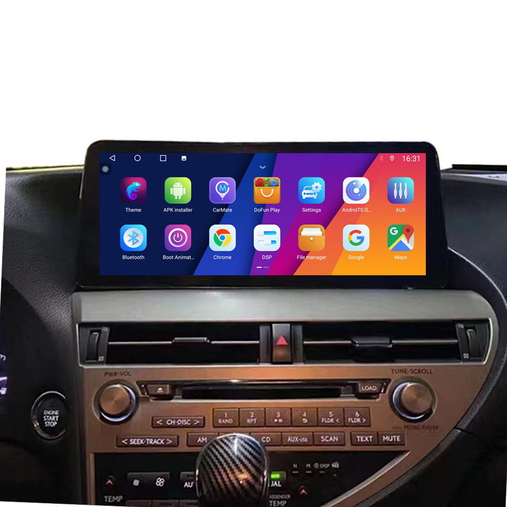 12.3寸适用Lexus RX270 RX350 09~2014车载GPS导航仪中控大屏一体