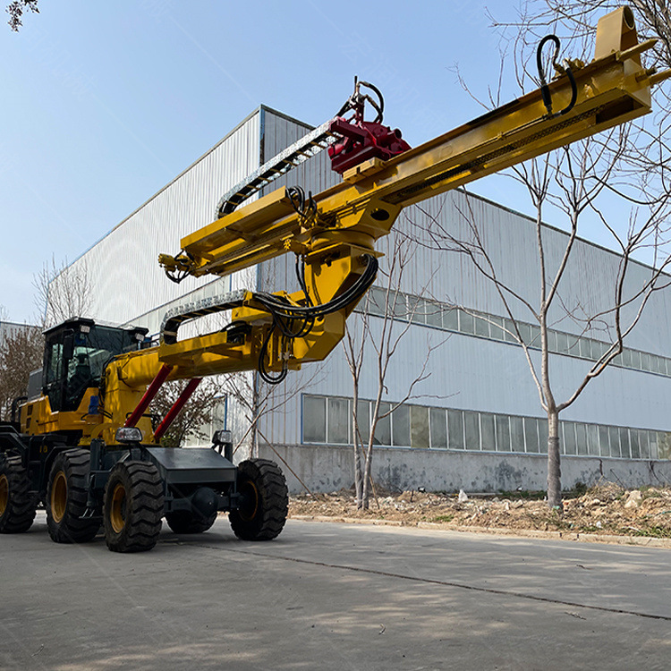 液压轮式矿山凿岩机 隧道公路凿岩钻车 水平定向地基隧道钻机