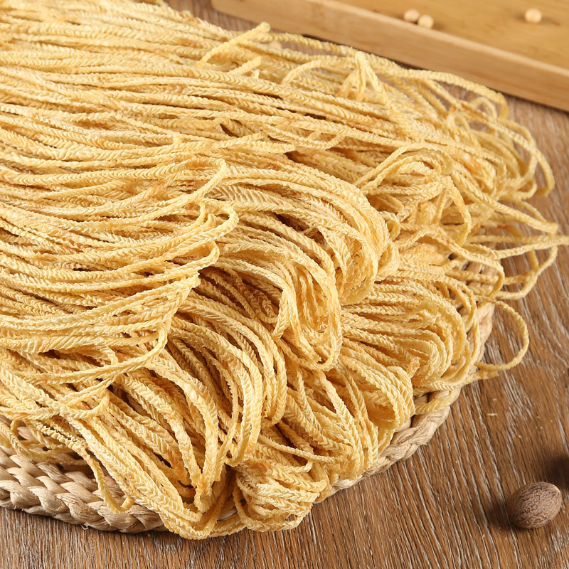 盐渍豆腐丝鲜货0g 腐竹丝豆制品山东产豆皮凉拌菜火锅麻辣烫