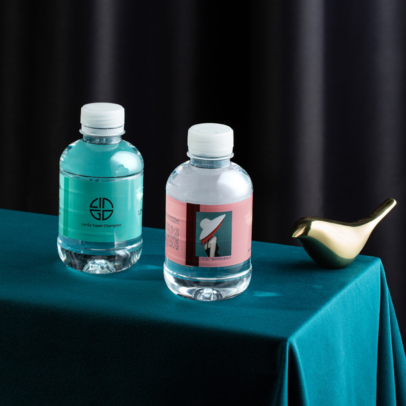 矿泉水定制logo小瓶装标签贴纸订制饮用水结婚礼企业会场包邮