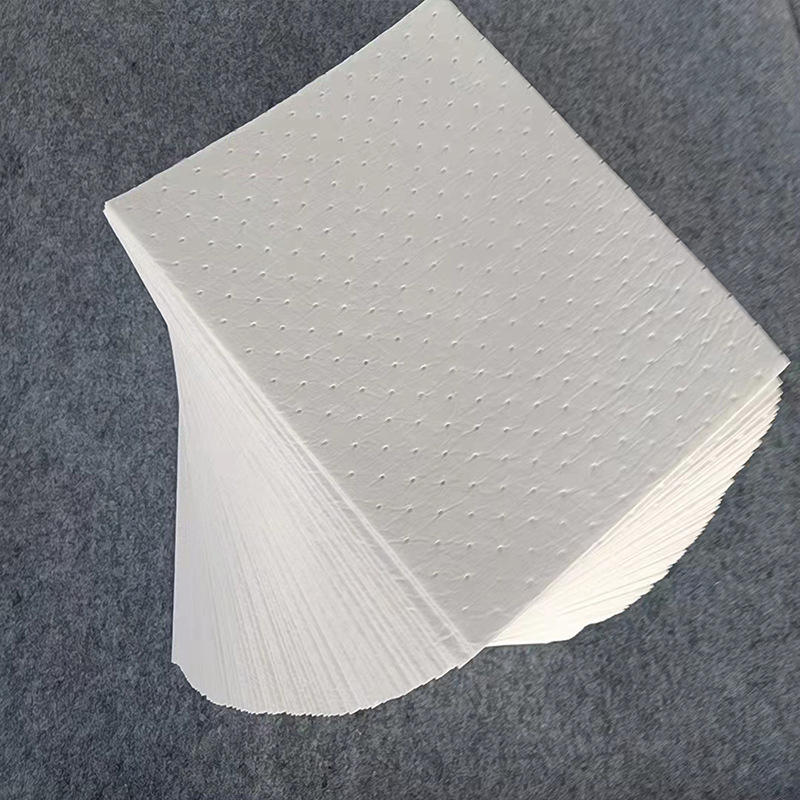 压点吸油毡大型机械吸油棉船舶水面油污吸油不吸水