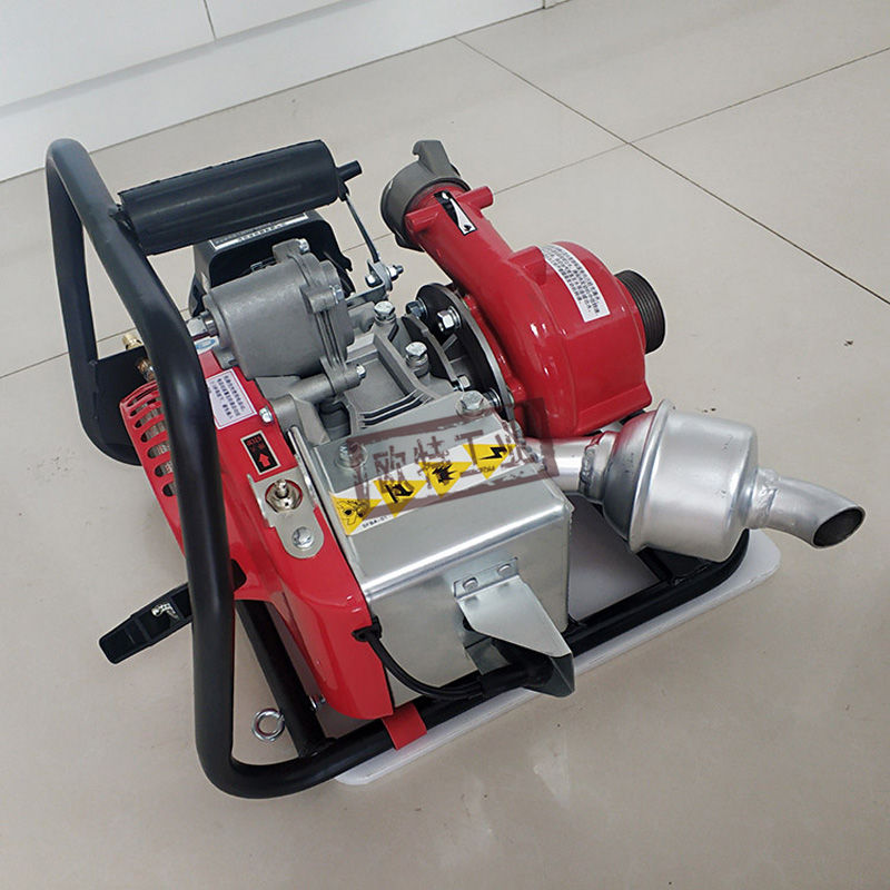 高扬程高压森林灭火水泵手启动三级离心泵消防救援用背负式水泵