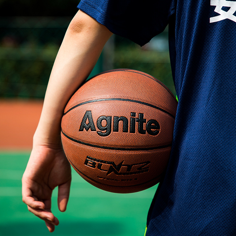 安格耐特f1163_6号pvc篮球 手感弹跳性能均衡 气密性好 耐用耐磨