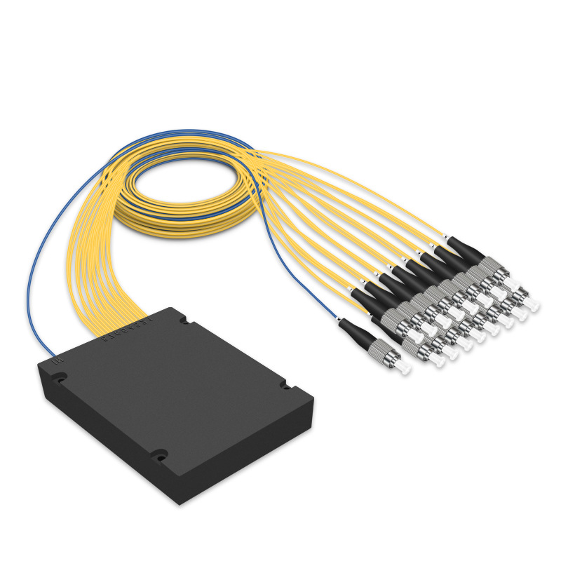 电信级1分16分光器1比16盒式光纤分路器fc1:16plc微分厂家直销