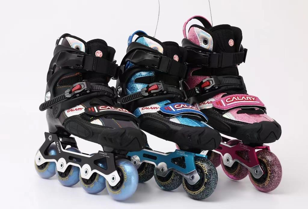 凯乐锐溜冰鞋儿童平花鞋专业轮滑鞋初学旱冰鞋男女款