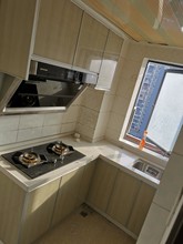 深圳东莞厨房改造晶钢门欧式橱柜不锈钢橱柜石英石台面灶台