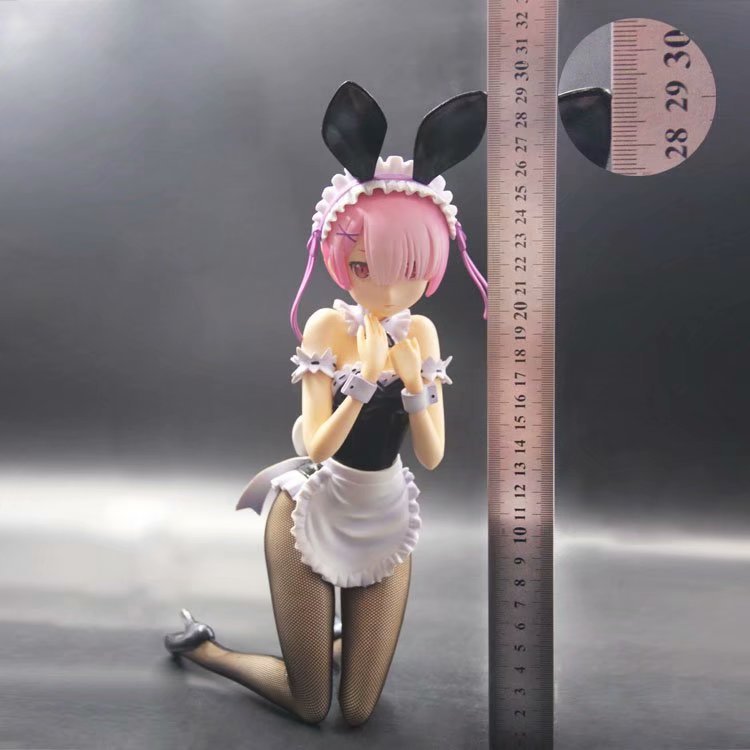 从零开始的异世界生活 拉姆 蕾姆 雷姆 兔女郎 跪姿 盒装手办