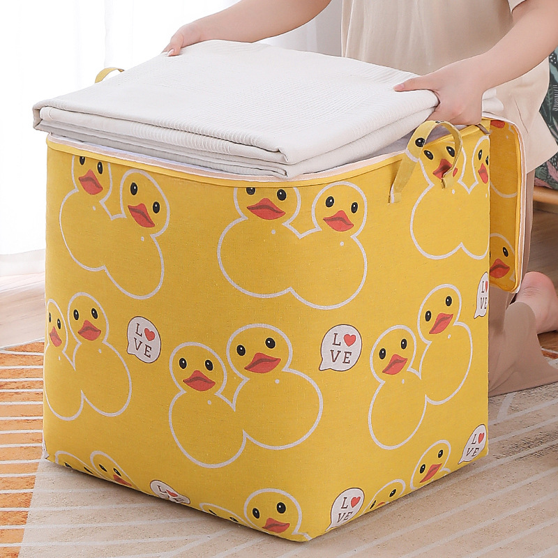 Large Capacity Quilt Storage Bag Moisture-Proof and Mildew-Proof Moving Packing Bag Clothes Luggage Travel Organizing Buggy Bag