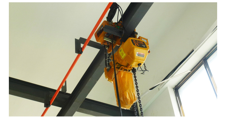 定制500kg固定导轨式单轨吊行车1t2顿3吨5米环链葫芦式单轨吊天车