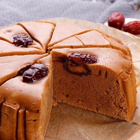 安井红糖发糕400g袋红枣糕 手工传统宴会甜早餐点心馒头早点糕点