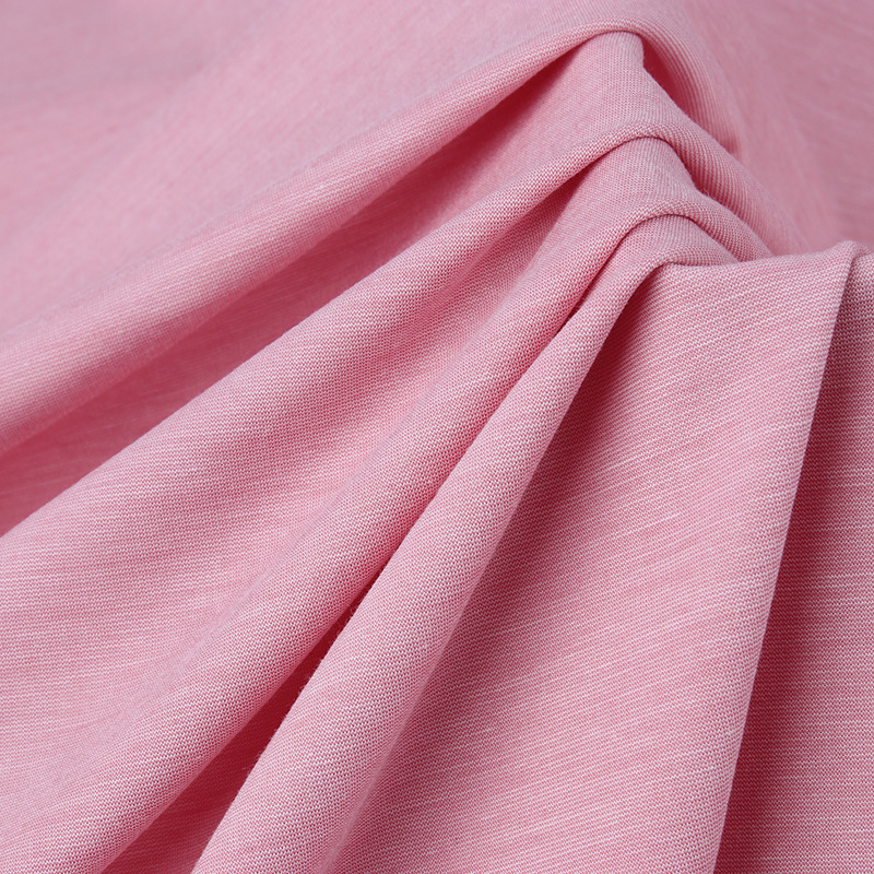 双面罗马布 80支高密双色高弹再生天丝罗马面料 180克男装t恤面料