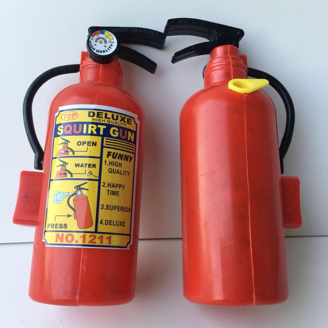 厂家直销仿真消防灭火器水枪沙滩小水枪夏天迷你玩具电商礼品
