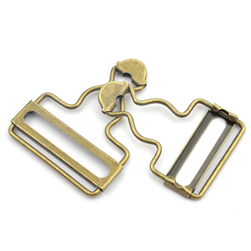 背带裤扣子配件金属女牛仔裤吊带调节扣环挂钩锁扣裤子纽扣牛仔扣