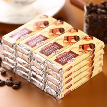 俄罗胜利牌2%可可纯黑巧克力独立条礼盒装零食品源头工厂一件批发