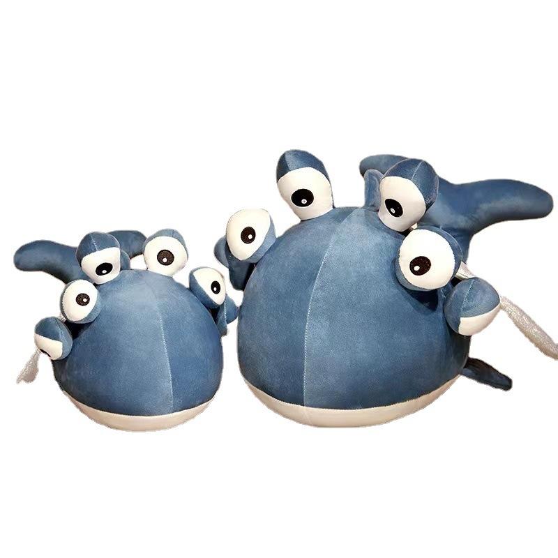 跨境六眼鲨鱼恶搞创意毛绒玩具公仔飞鱼公仔玩偶娃娃生日礼物