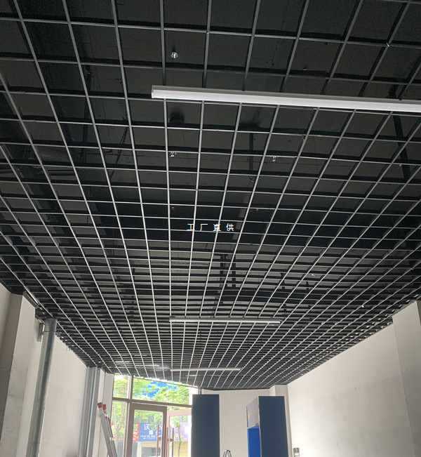 铁格栅吊顶葡萄架格栏简易自装铝合金集成装饰天花材料网格方格顶