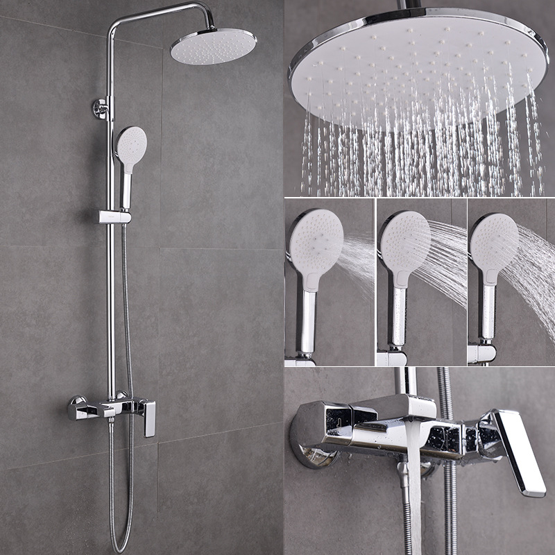 Shower Head Set Household Trumpet Large Top-Spray Bath Handheld Nozzle Wholesale