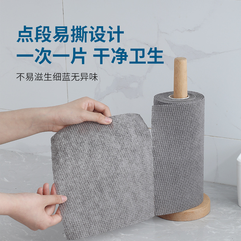 Wear-Resistant Rag Instead of Steel Wire Ball Disposable Kitchen Rag Household Decontamination Brush Not Contaminated with Oil Pot Bowl Artifact Wholesale