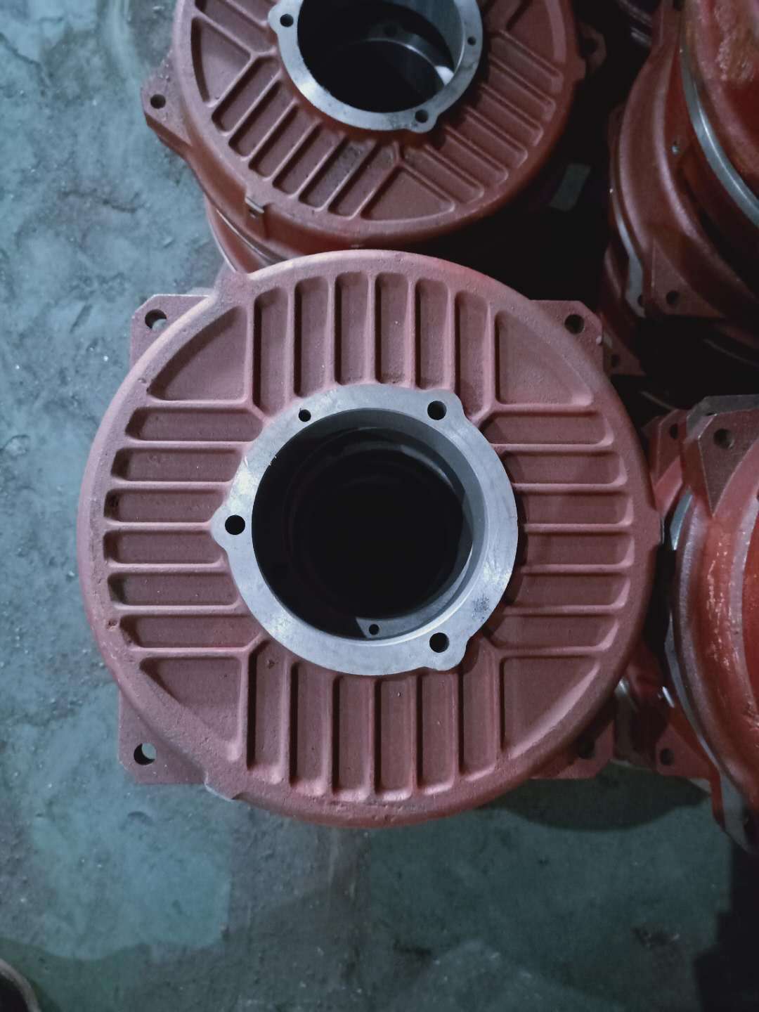 苏州德能立式卧式三相异步电动机配件 电机前后端盖铸铁材料 法兰