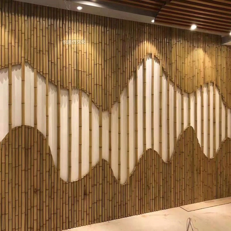 装饰装修竹竿防腐竹子吊顶隔段围挡栅栏跳舞旗杆竹子菜园搭架毛竹