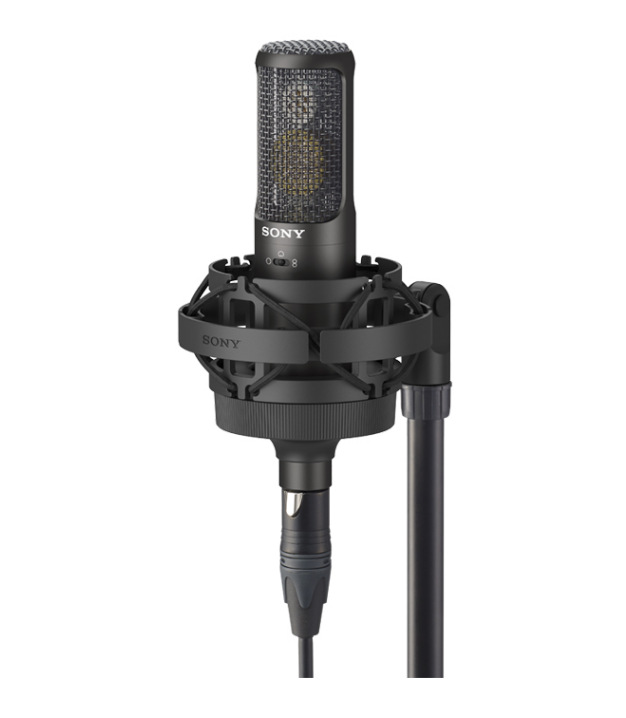 c100录音棚话筒高解析度驻极体电容麦克风双音头大振膜录音咪