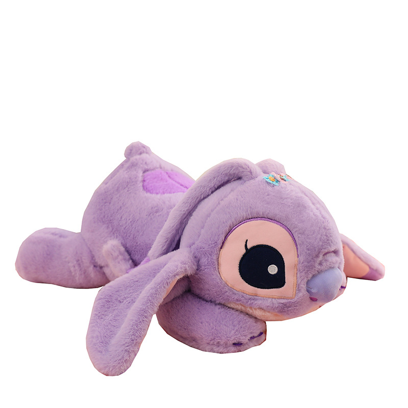 Cross-Border Lying Style Stitch Doll Lying Purple Stitch Plush Toy Fantasy Doll Factory Wholesale Foreign Trade