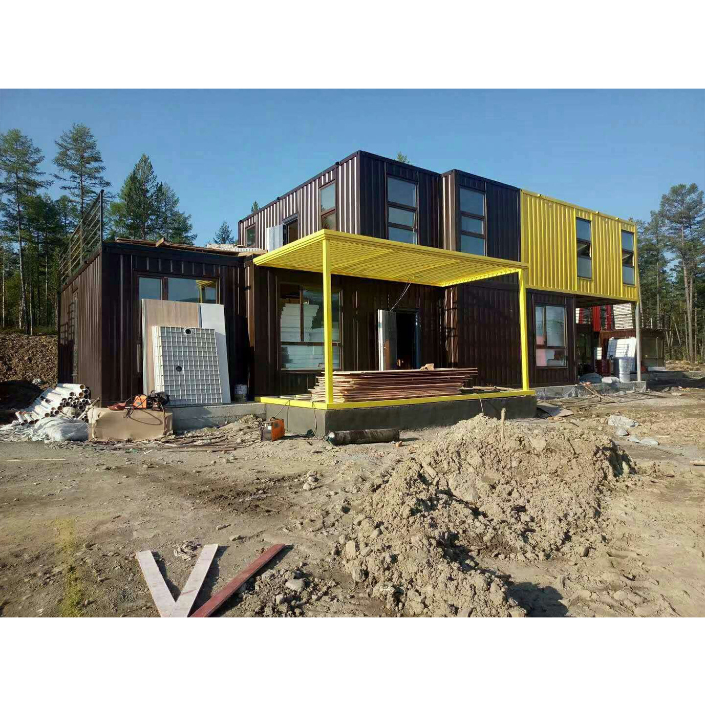 全国发货工厂直供定制集装箱户外民宿别墅度假营地可定制拆卸拼装