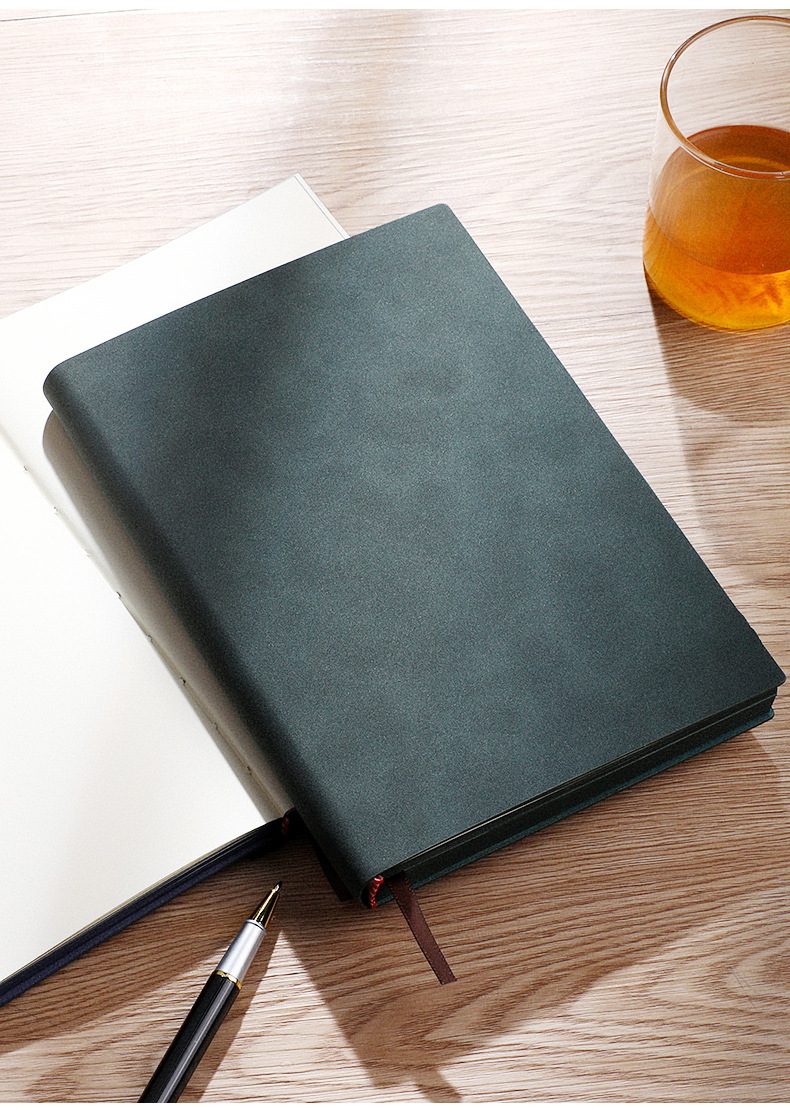 复古空白笔记本a5办公加厚记事本草稿本简约创意本子定制可印logo