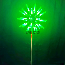 亚克力蒲公英LED芦苇灯发光亚克力棒仿真发光花庭院工程质量