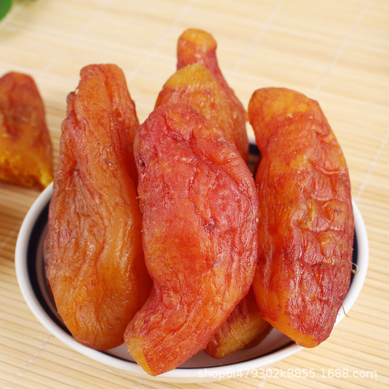 连城红心地瓜干三蒸三晒倒蒸红薯干带皮小香薯干软糯20斤/件批发