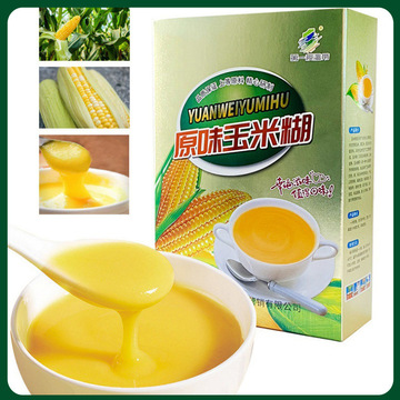 原味玉米糊即食冲饮早餐粗粮粉375g盒玉米粉代餐轻食低脂一件代发