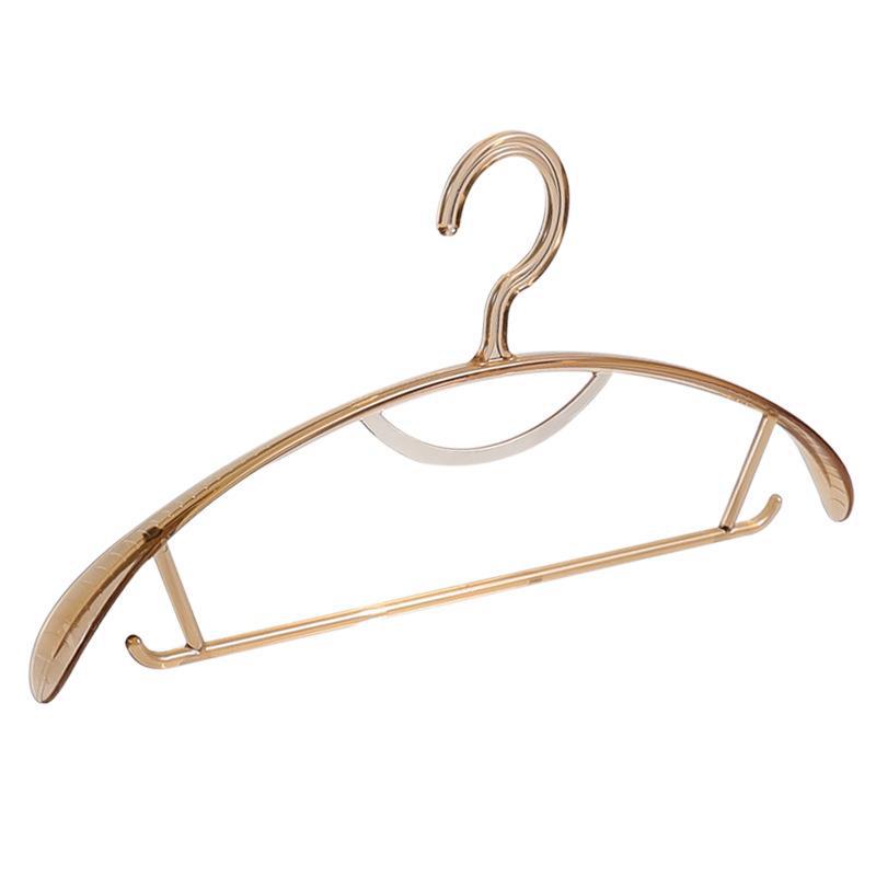 Transparent Hanger Anti-Aging Can Not Afford the Bag Wide Shoulders without Marks Non-Slip Clothes Rack Sub-Cloakroom Coat Scarf Clothes Hanger