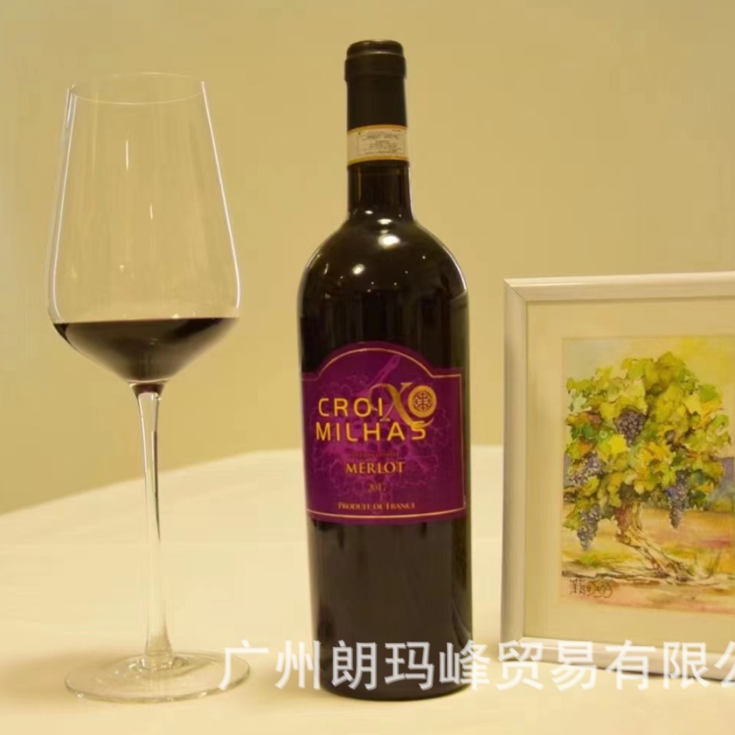 法国露喜龙米拉十字超浓梅乐Croix   Milhas干红葡萄酒