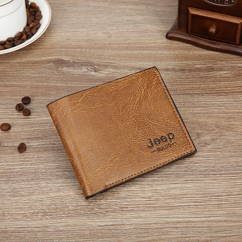 Factory Wholesale Men's Short Wallet Short Business Wallet Wallet Clutch Men's Bag Card Holder Coin Purse