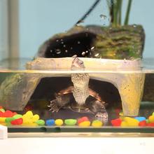 乌龟专用缸小型玻璃养龟混养缸鱼缸饲养箱乌龟别墅乌龟缸生态缸盆