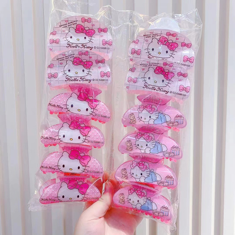 Korean Baby Children's Cartoon Merlot Cat's Paw Hair Clip Headdress Jewelry Grip Catcher Paw Ornament