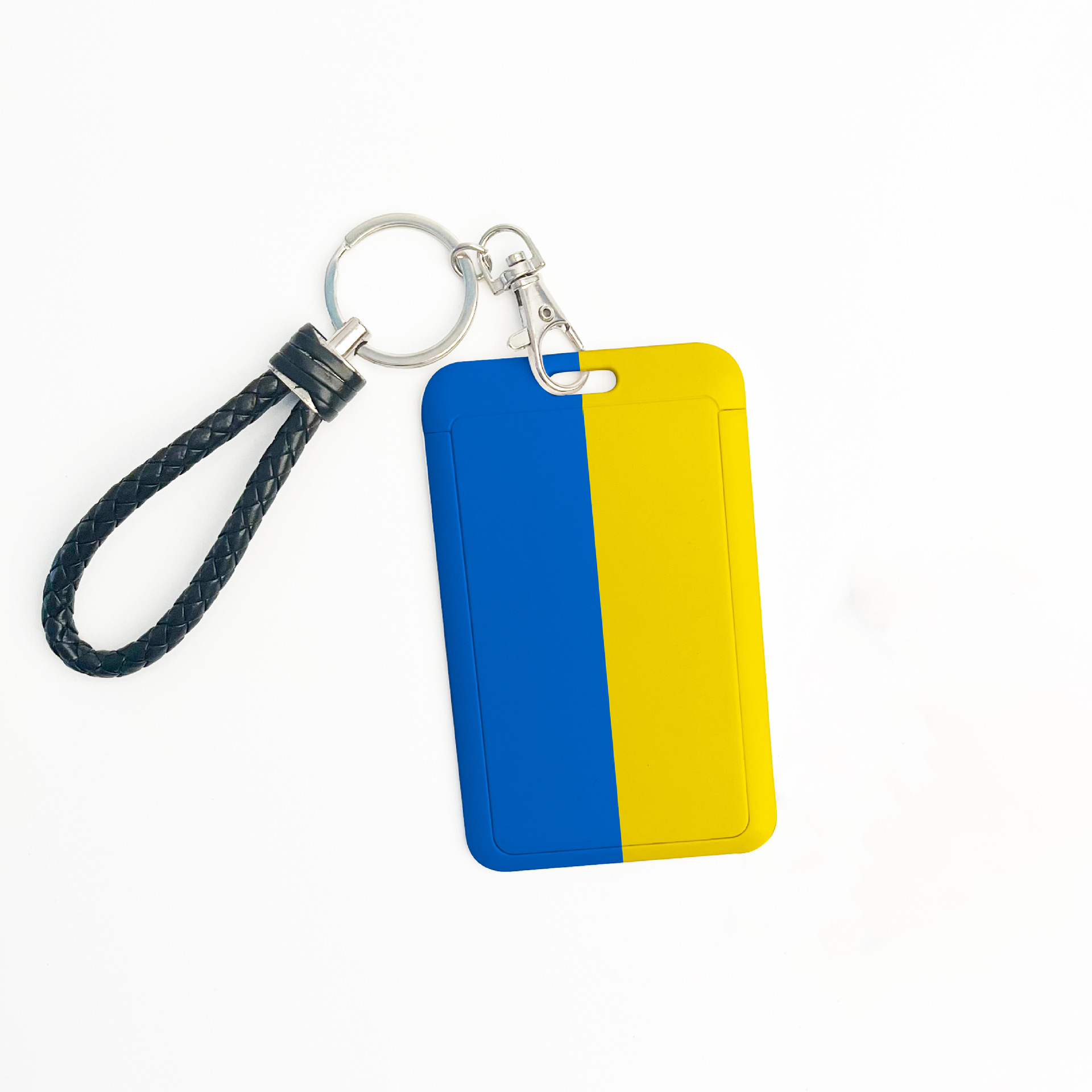 乌克兰国旗皮条公交卡套 可爱卡通卡片套 uv打印彩色图案现货批发