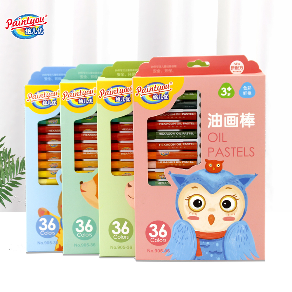 Painted Er You Crayon 8/12/18/36 Color Cartoon Children Graffiti Drawing Pen Kindergarten Training Painting Crayon