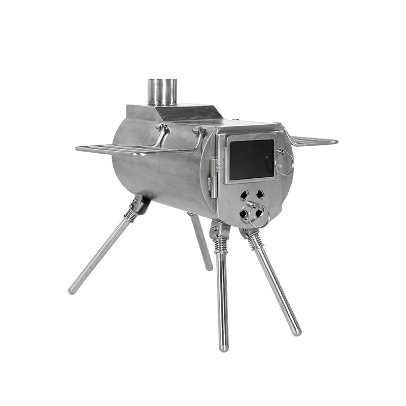 16020 Outdoor Firewood Stove Picnic Camping Portable Outdoor Tent Folding Stove Stainless Steel Barbecue Stove