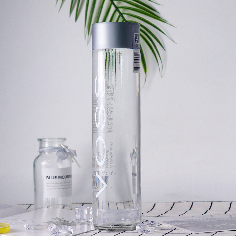 芙丝饮用水饮品有气/无气天然矿泉水800ml*12瓶整箱玻璃瓶现货