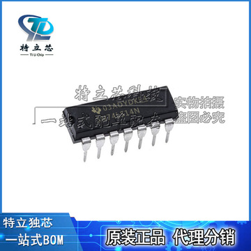 sn74ls14n 缓冲器 驱动器 ic芯片 dip14 丝印 sn74ls14n原装 全新