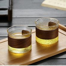 高硼硅玻璃杯高颜值便携日式琉璃主人茶杯锤纹玻璃杯高颜值家用