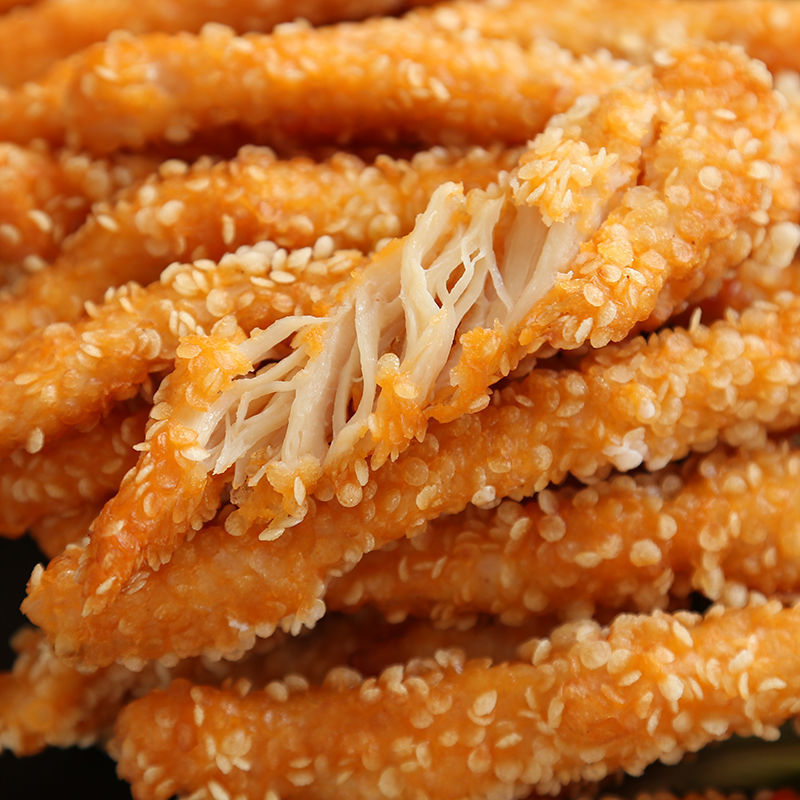 鸡柳2斤装雪花柳条半成品冷冻自炸骨鸡肉条油炸批发商用工厂批发